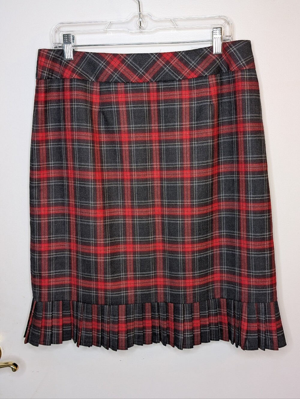 Pendleton Plaid Wool Skirt Size 12